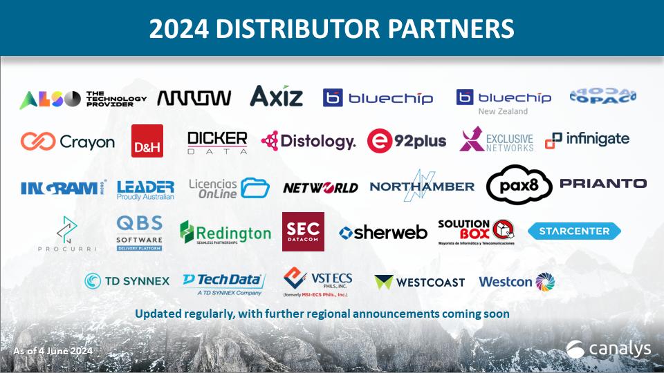 The powerhouses of IT distribution join the prestigious lineup for the Canalys Forums 2024